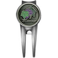 Boss Golf Divot Repair Tool w/ Belt Clip (Die Struck Ball Marker)